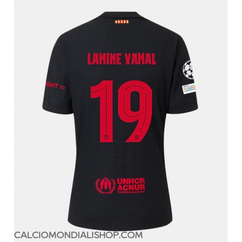 Maglie da calcio Barcelona Lamine Yamal #19 Seconda Maglia 2024-25 Manica Corta